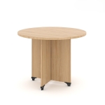Bàn Văn Phòng Tròn Gỗ MDF - BG19