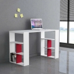 Bàn Làm Việc Gỗ Đẹp Tối Giản Có Kệ - BG68