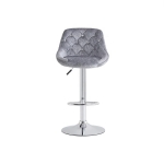 Ghế Bar Bọc Vải Nhung Lưng Nút Thắt - QB5
