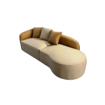 Ghế Sofa Dáng Cong Được Bọc Da - SF35
