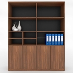 Tủ Tài Liệu Gỗ Có Kệ Gỗ MDF - THS94
