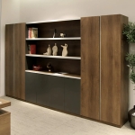 Tủ Tài Liệu Modern Simple, Hệ Kệ Zic-Zac Sang Trọng - THS384