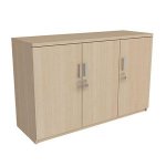 Tủ Tài Liệu Gỗ Thấp 3 Cánh Mở - THS112