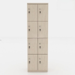Tủ Locker Gỗ MDF Dáng Dọc 8 Cánh - TLK17