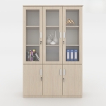 Tủ Tài Liệu Gỗ 3 Cánh Kính  - THS11