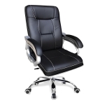 Ghế Giám Đốc Tay Bạc Bọc Da Giá Tốt - GGĐ8