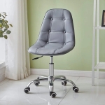 Ghế Cafe Tiếp Khách Eames Lưng Bọc Da Nút Thắt - CF49