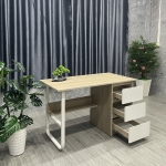 Bàn Làm Việc Hộc IKEA Chân Sắt - BLV48