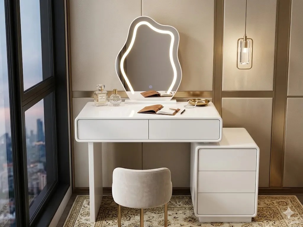 Bàn Trang Điểm Nhỏ Gọn Cho Phòng Ngủ Hiện Đại - BTD22