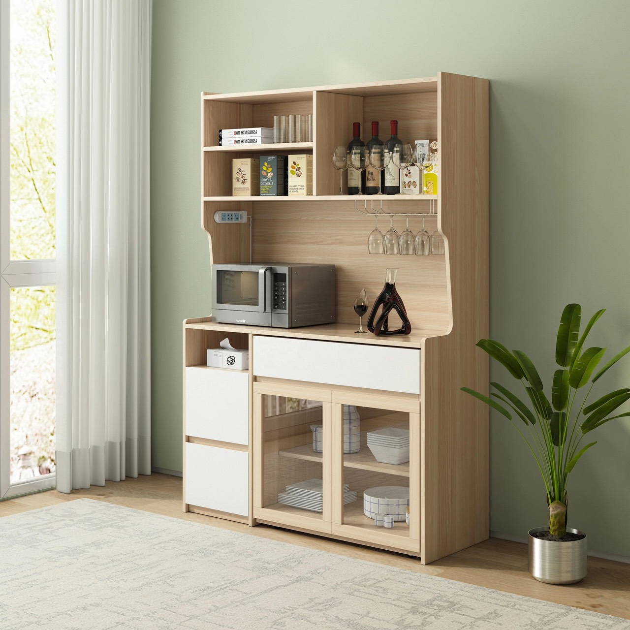 Tủ Bếp Gỗ MDF Hiện Đại Đa Năng - TB01