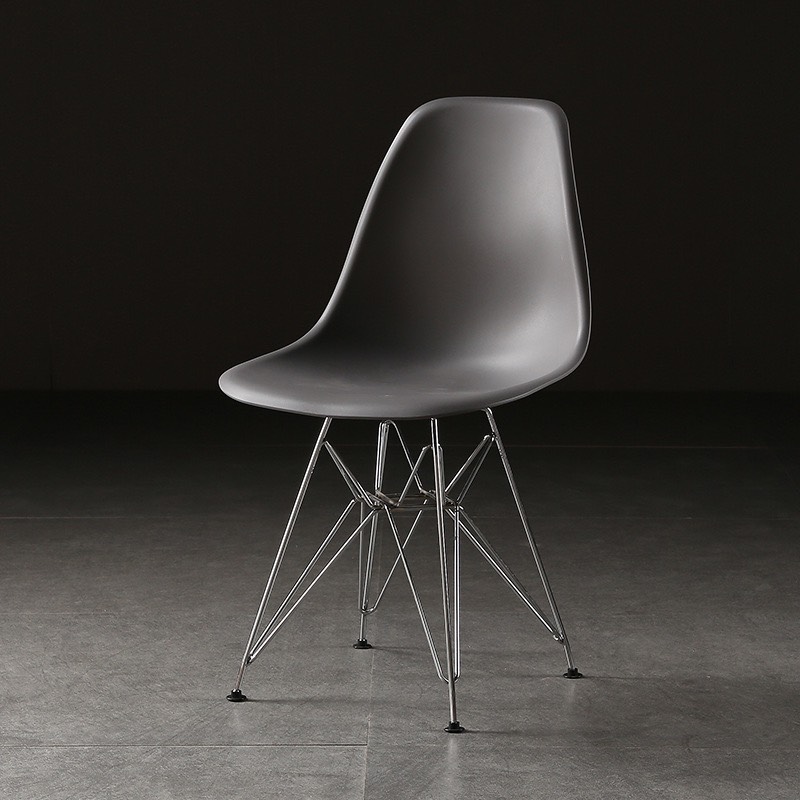 Ghế Cafe Tiếp Khách Eames Chân Sắt Mạ Crome - CF4