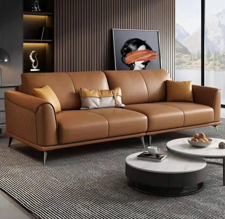 Ghế Sofa Băng Góc L Bọc Da Đẳng Cấp - SF19