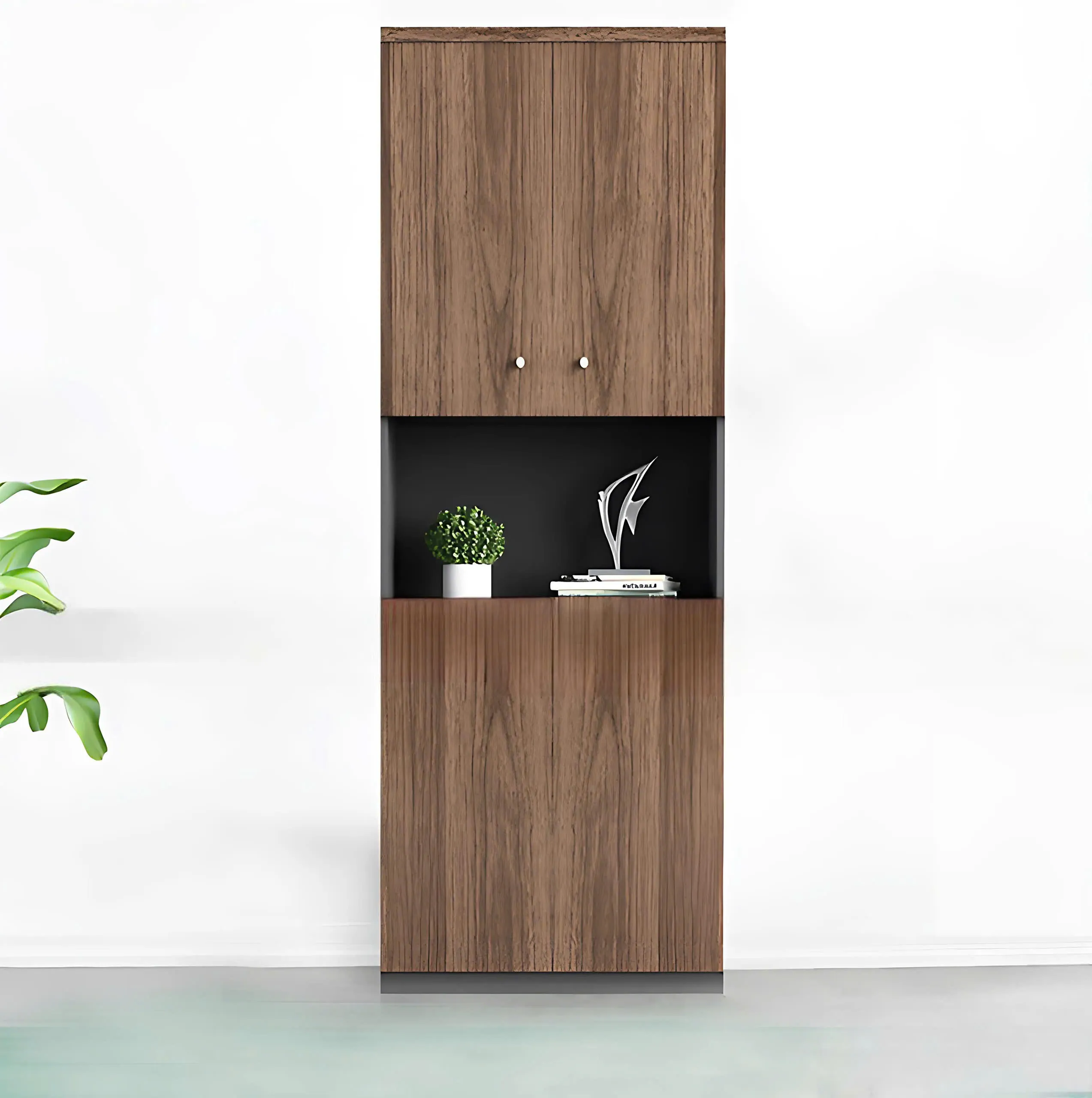 Tủ Tài Liệu Gỗ Dáng Đứng 4 Cánh - THS20