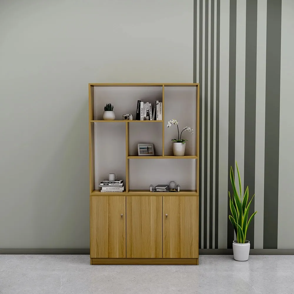 Tủ Hồ Sơ Thiết Kế Phân Ô Nghệ Thuật Hiện Đại - THS386