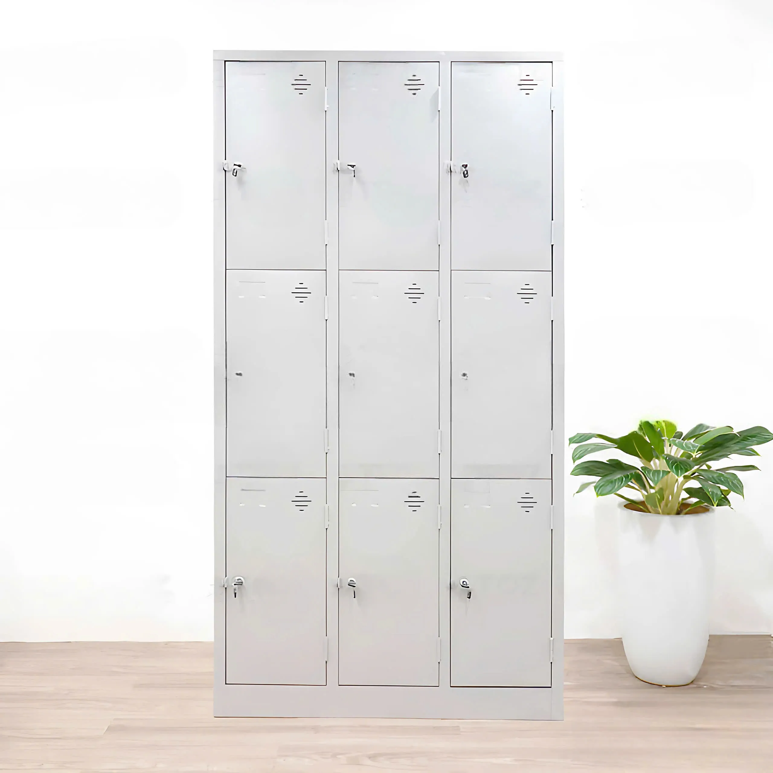 Tủ Locker 9 Ngăn Cánh Dài Hiện Đại - TLK62
