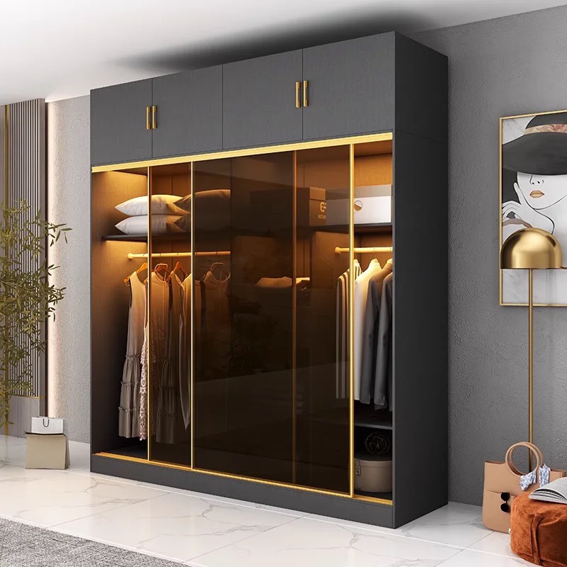 Tủ Quần Áo Cánh Kính Trong Suốt - TQA17