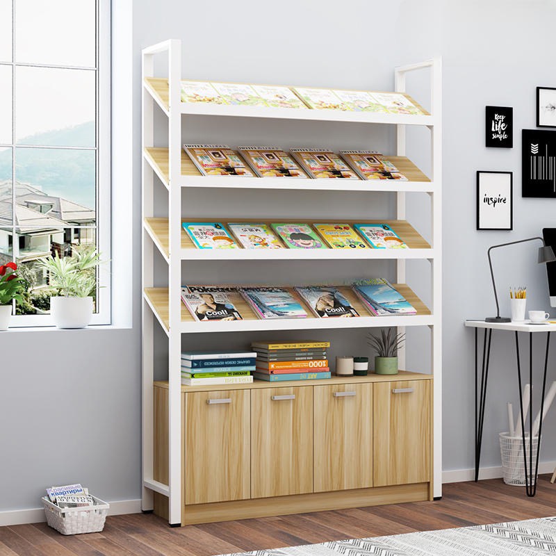 Tủ Văn Phòng Để Kệ Sắt Trang Trí - THS55