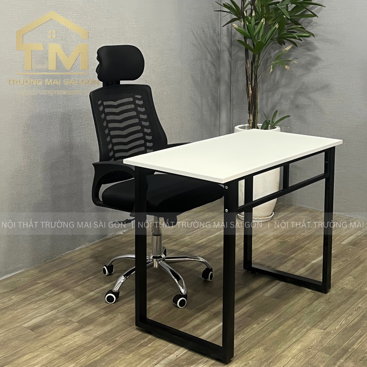 Bộ Bàn Ghế Văn Phòng Chân U - BLV108
