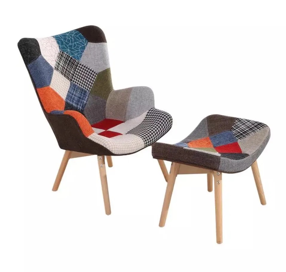Ghế Thư Giản Eames Bành Thổ Cẩm - GTG02