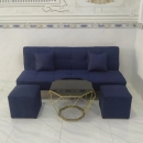 Ghế Sofa Bed Điều Chỉnh 3 Chế Độ Chân Sắt  - SF44