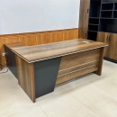 Bàn Giám Đốc Gỗ Chữ L Thiết Kế Yếm Cắt Chéo - BGD131