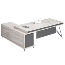 Bàn Giám Đốc Thiết Kế Chân Sắt Lạ Mắt Có Tủ Tiện Lợi - BGD103