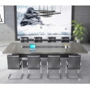 Bàn Họp Văn Phòng Sang Trọng Chân Hộp 2m4 - BH49