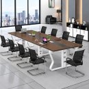 Bàn Họp Làm Việc 360 x 120cm Nhập Khẩu Chân Trắng Hiện Đại - BH58