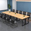 Bàn Họp Làm Việc Chân Đen Nhập Khẩu – Hiện Đại, Sang Trọng Cho Văn Phòng  BH59