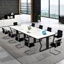 Bàn Họp Làm Việc Chân Đen Nhập Khẩu – Hiện Đại, Sang Trọng Cho Văn Phòng  BH59