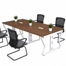 Bàn Họp Chân Sắt Nhập Khẩu 240x120cm Hiện Đại BH57