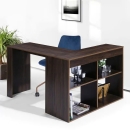 Bàn Làm Việc Gỗ Chữ L Tích Hợp Kệ 4 Ô Đa Dụng - BG76