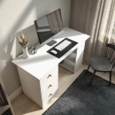 Bàn Làm Việc Gỗ Có Ngăn Kéo Và Kệ - BG70