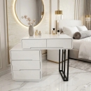 Bàn Trang Điểm Mini Chân Sắt Sơn Tĩnh Điện Cho Phòng Ngủ - BTD36