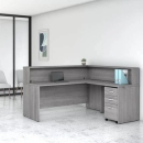Quầy Lễ Tân Góc Chữ L Thiết Kế Mới Mẻ - LT9