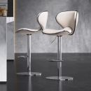Ghế Bar Cánh Bướm Chân Sắt Trụ Nâng Hạ - QB4
