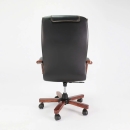 Ghế Giám Đốc Da Cao Cấp Tay Gỗ Uốn Cong Sang Trọng - GGD88