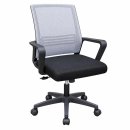 Ghế Xoay Nhân Viên Lưng Lưới Xám Hiện Đại - GX111