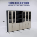 Tủ Hồ Sơ Thiết Kế Kệ Trang Trí Trung Tâm - THS412