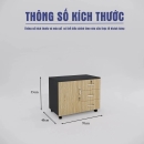 Tủ Phụ Bàn Giám Đốc Tích Hợp Hệ Khóa Chìa An Toàn - TP62