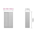 Tủ Quần Áo Gỗ Cửa Lùa Tiết Kiệm Diện Tích - TQA32