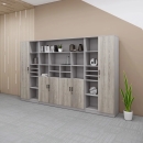 Tủ Tài Liệu Lưu Trữ Bảo Mật Kết Hợp Kệ Decor Mở - THS405