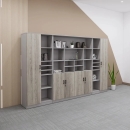 Tủ Tài Liệu Lưu Trữ Bảo Mật Kết Hợp Kệ Decor Mở - THS405