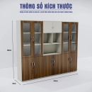 Tủ Tài Liệu Thiết Kế Ô Ngăn Trang Trí Trung Tâm - THS415