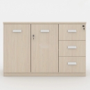 Tủ Gỗ Tài Liệu Thấp 2 Cánh 3 Ngăn - THS132
