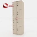 Tủ Locker Gỗ MDF Dáng Dọc 8 Cánh - TLK17