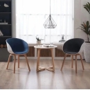 Ghế Cafe Tiếp Khách Tựa Lưng Bọc Đệm - CF14
