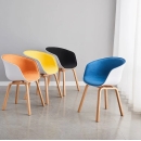 Ghế Cafe Tiếp Khách Tựa Lưng Bọc Đệm - CF14