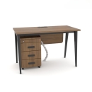 Bàn Làm Việc Chân Đa Giác Có Yếm Lửng - BLV55