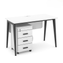 Bàn Làm Việc Chân Đa Giác Yếm Lửng - BLV54